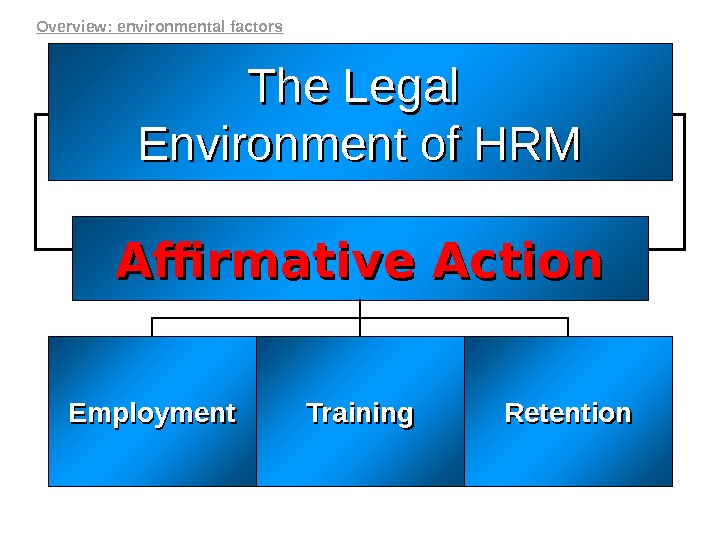 affirmative action in hrm