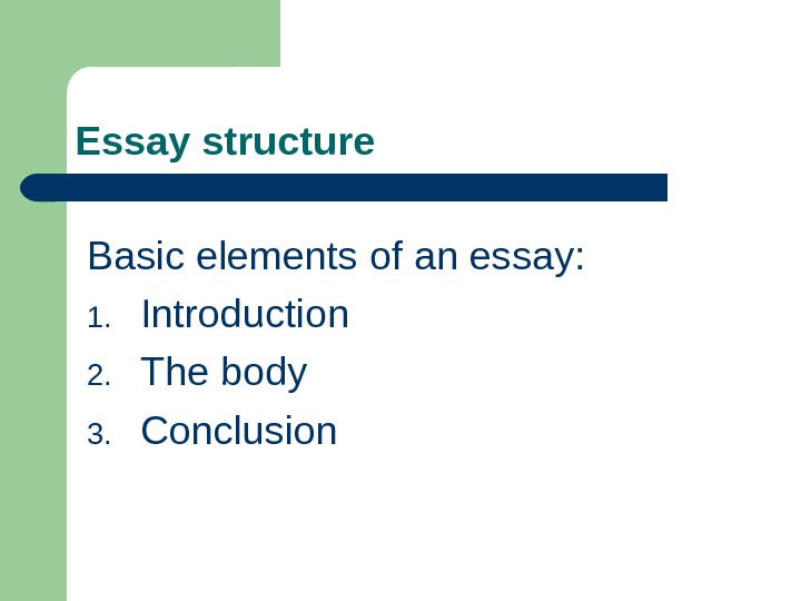 Types of Essay Structures