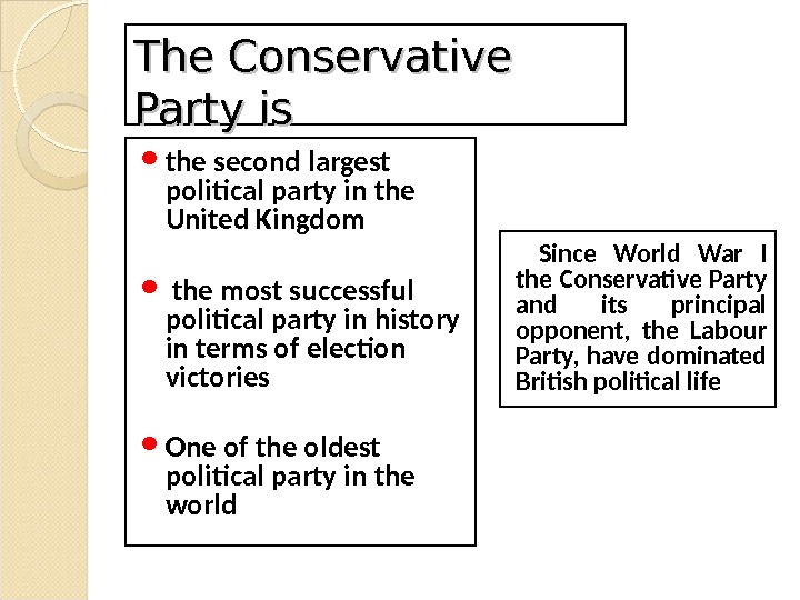 Political System In The UK The Parties