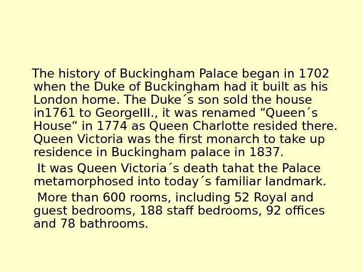 Buckingham Palace History Of Buckingham Palace