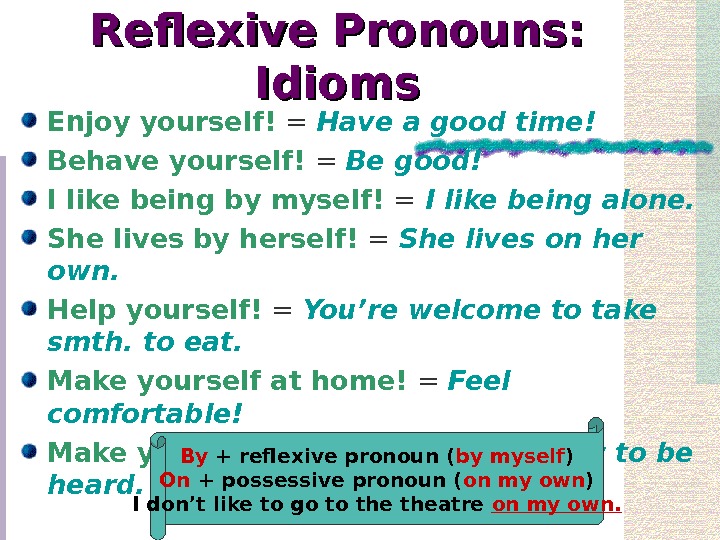IXL Use reflexive pronouns 2nd grade language arts