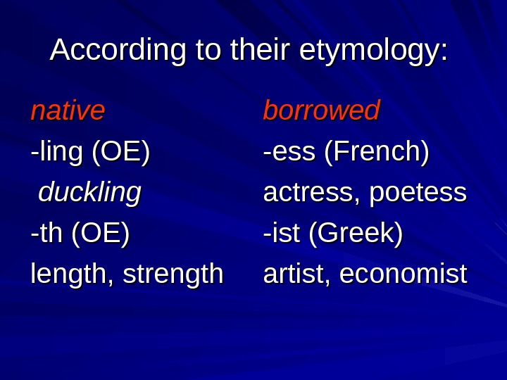 Word Formation Processes Borrowing Examples