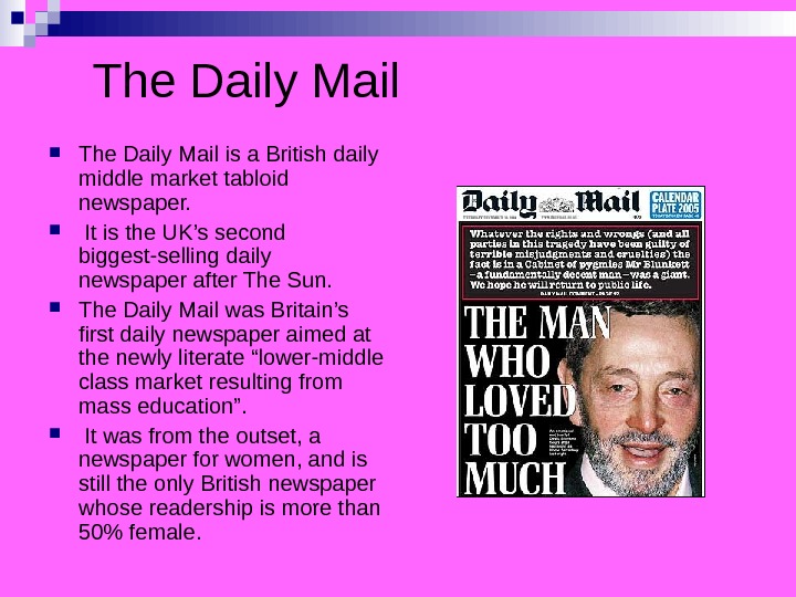 Mass Media in the UK Newspapers Fleet