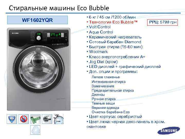 Стиральная Машина Самсунг Eco Bubble 7 Кг