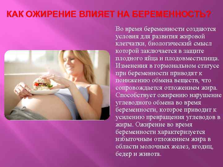 Лишний Вес И Репродуктивная Функция У Женщин