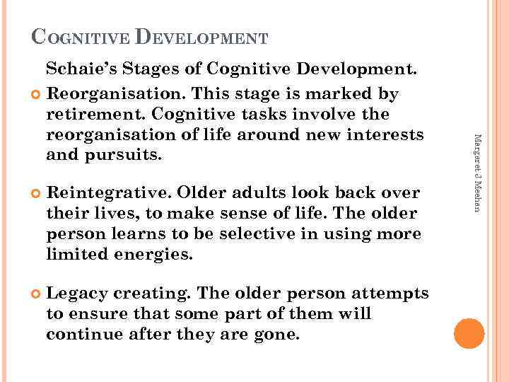schaie stages of cognitive development