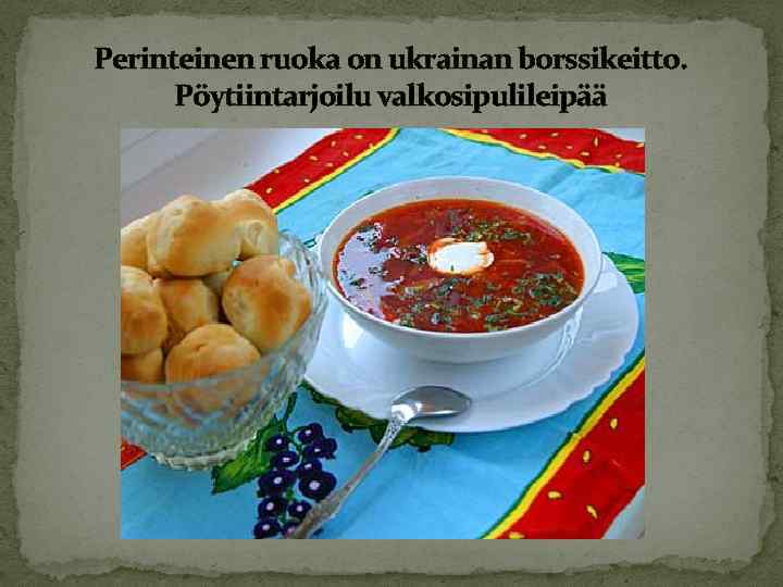 Ukraina ruoka