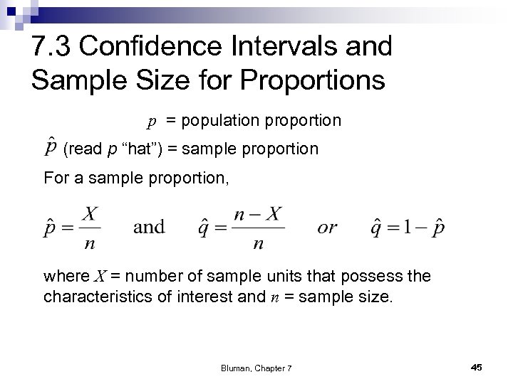 Chapter Confidence Intervals And Sample Size