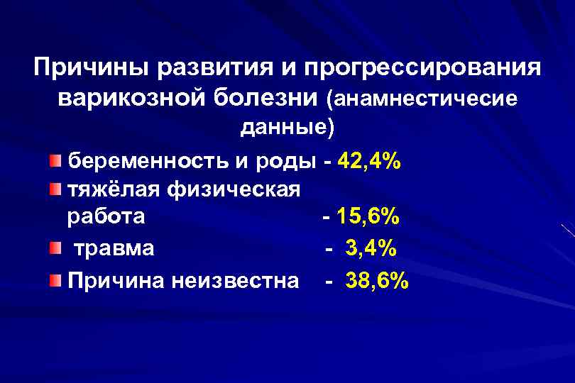 Варикоз Нижних Конечностей Классификация