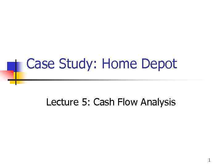 home depot case analysis