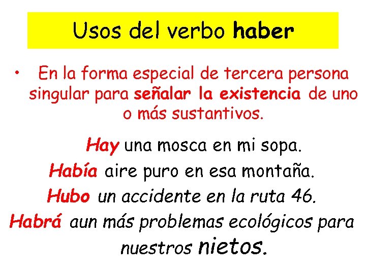 Ser Vs Estar Y Haber Usos Del