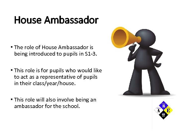 House Ambassador The role of House Ambassador