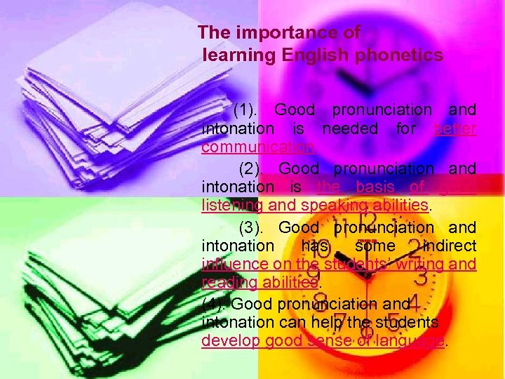 English Pronunciation And Intonation Chapter One