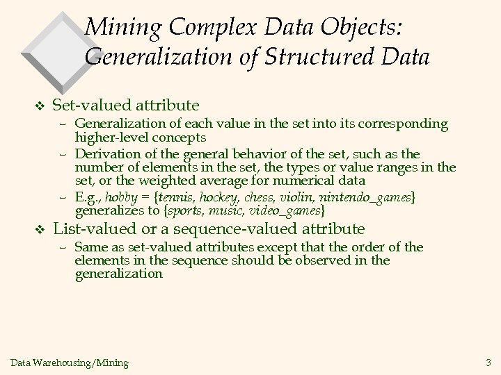 Data Discretization And Concept Hierarchy Generalization Ppt