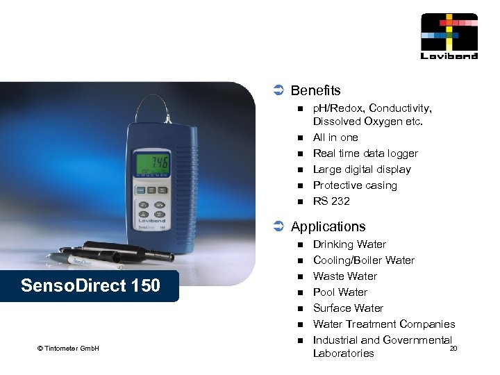 Lovibond Water Testing Tintometer Group Water Analysis Equipment