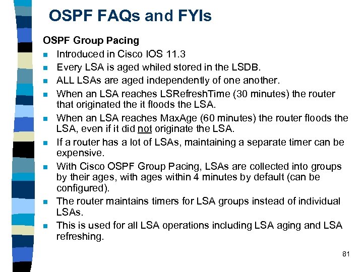 Ccnp Advanced Routing Ch Ospf