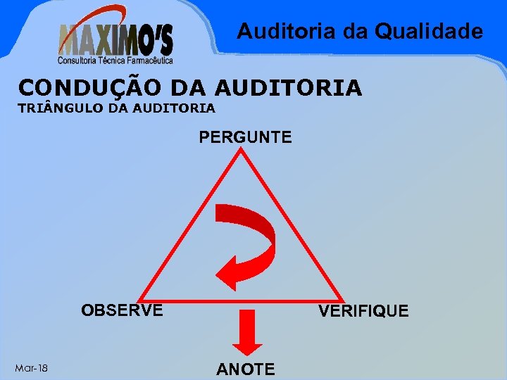 Auditoria Da Qualidade T Cnico Lucas De Oliveira Jr