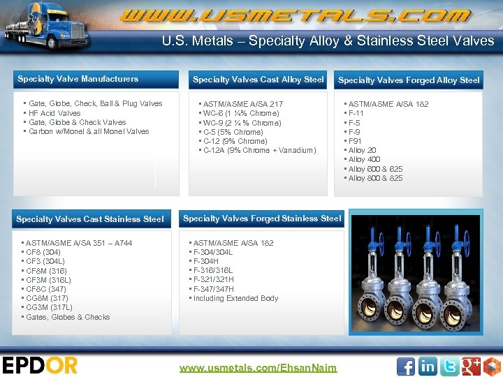 U S Metals Specialty Pipe Valve Fitting