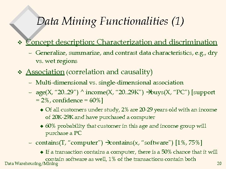 Data Warehousing Mining Comp Dw Chapter Introduction