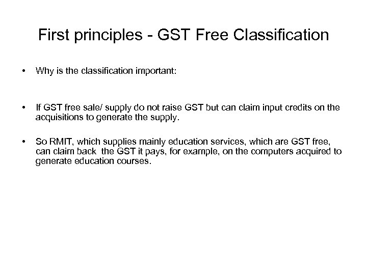 Gst Basic Concepts This Presentation Is Designed