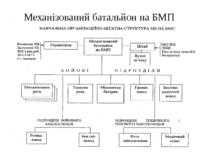 Механізований батальйон на БМП 