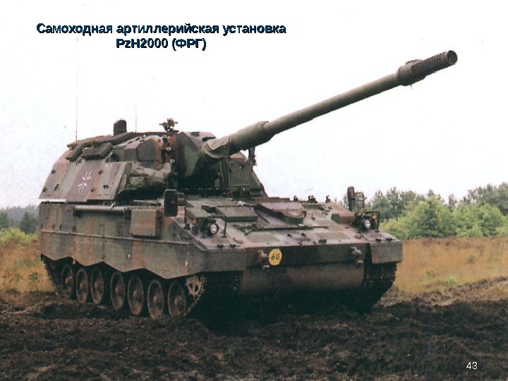 Самоходная артиллерийская установка Pz. H 2000 (ФРГ) 4343 