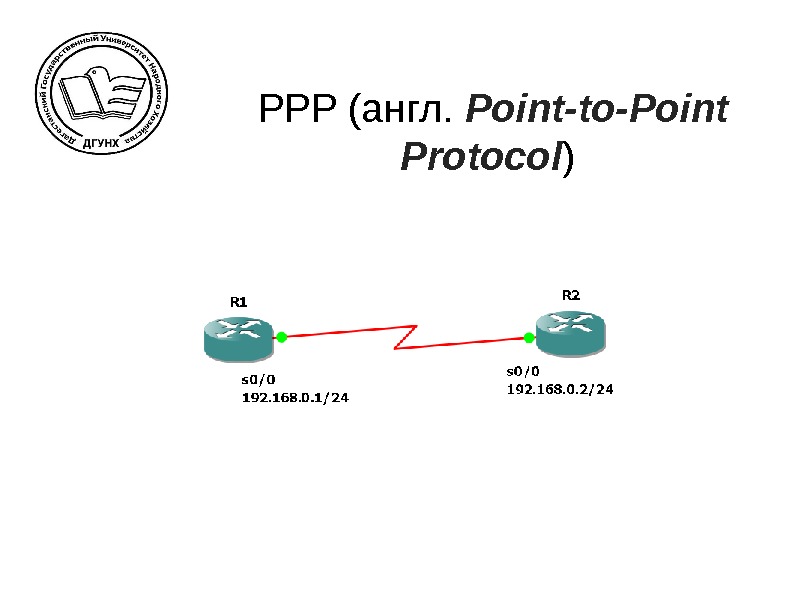 PPP (англ.  Point-to-Point Protocol ) 