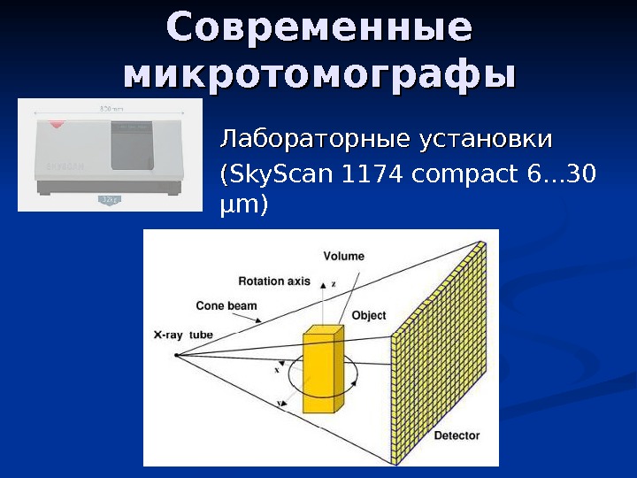   Современные микротомографы Лабораторные установки  (( Sky. Scan 1174 compact 6. .
