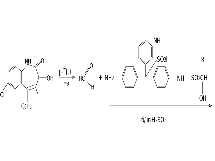Cl NHO OH N C 6 H 5 [H + ] , t г-з