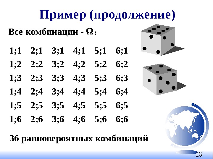 16 Пример ( продолжение ) 1 ; 1 2 ; 1 3; 1 4;