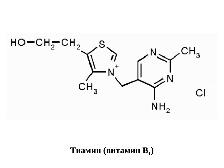   Тиамин (витамин В 1 ) 