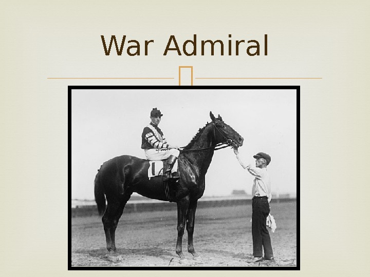 War Admiral 