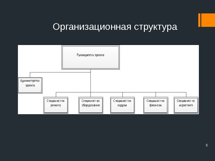 Организационная структура 5 
