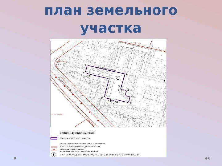 Градостроительный план земельного участка 9 