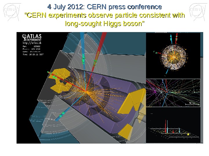 4 July 2012: CERN press conference ““ CERN experiments observe particle consistent with long-sought