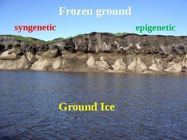 Frozen ground Ground Icesyngenetic epigenetic 