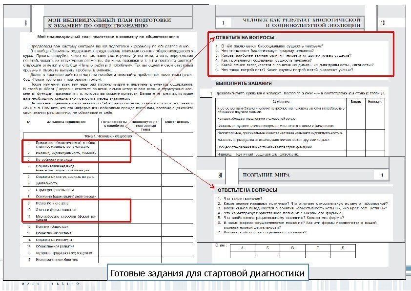 Готовые задания для стартовой диагностики 