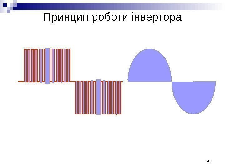 Принцип роботи інвертора 42 