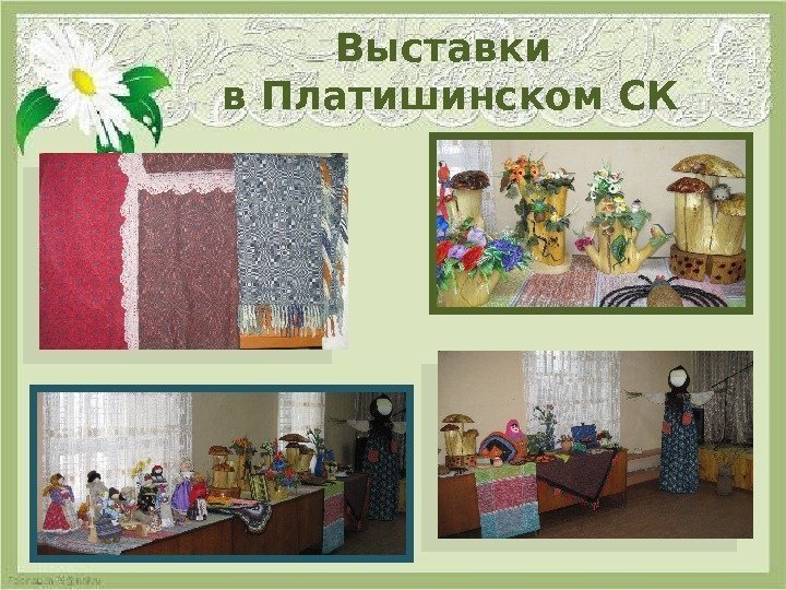 Выставки в Платишинском СК  