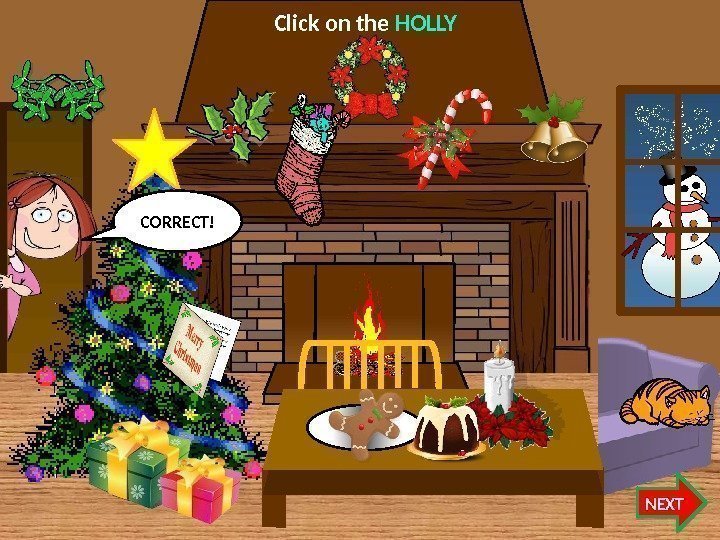 Click on the HOLLY NEXTCORRECT!   07 