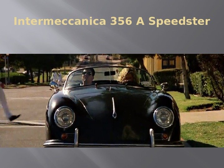 Intermeccanica 356 A Speedster 