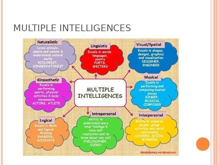 MULTIPLE INTELLIGENCES  