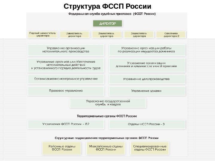 Структура ФССП России 