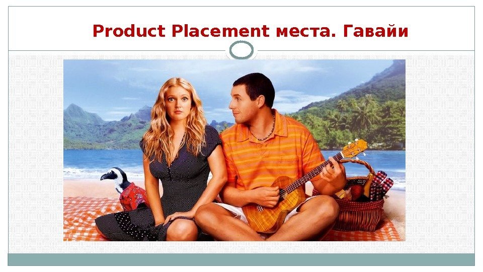 Product Placement места. Гавайи  