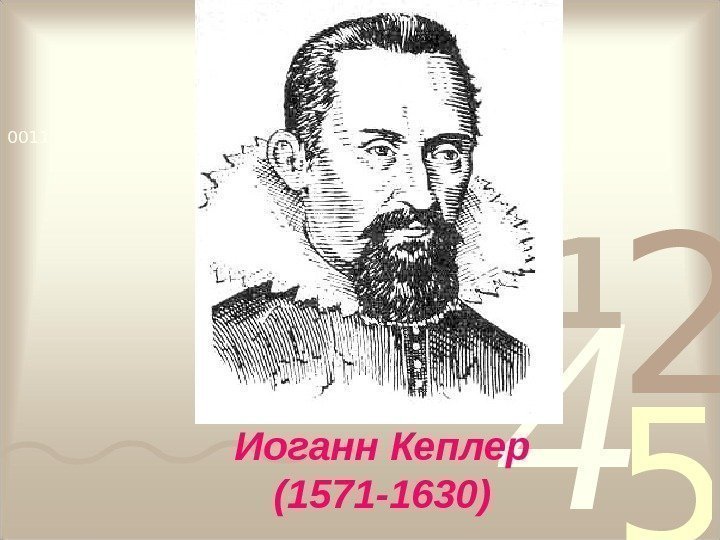 4 2 5 1 0010 1010 1101 0001 0100 1011 Иоганн Кеплер (1571 -1630)