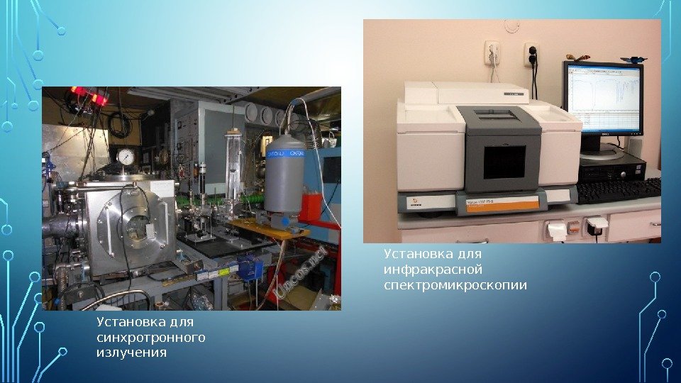Установка для синхротронного излучения Установка для инфракрасной спектромикроскопии 