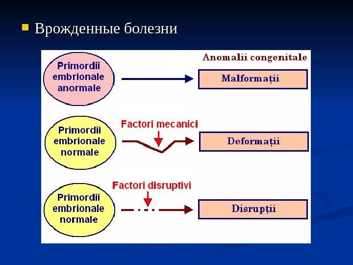  Врожденные болезни 