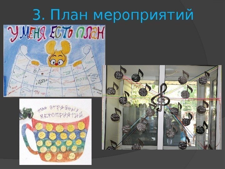 3. План мероприятий 