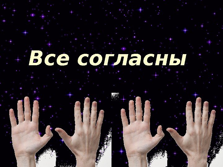   Все согласны 