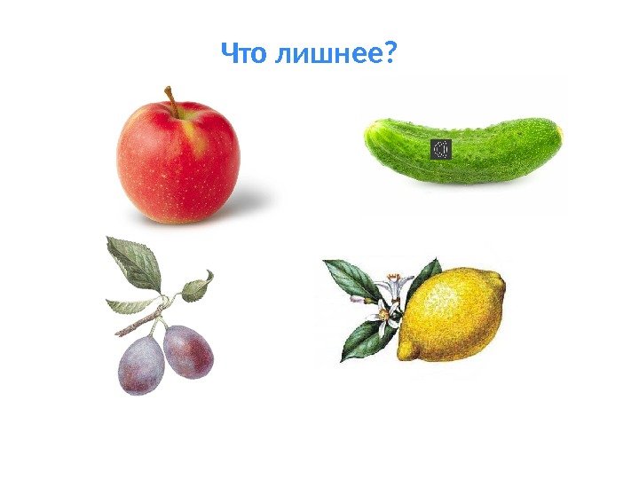 Что лишнее? 